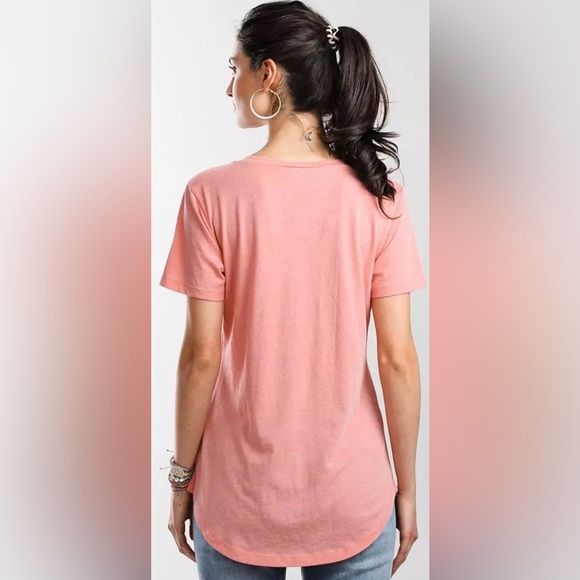 Z SUPPLY NWOT WOMEN’S POCKET T-SHIRT IN GUAVA SIZE SMALL - Picture 2 of 5